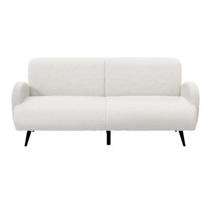 Sherpa Sofa Luxury 3 Seater Fleece White