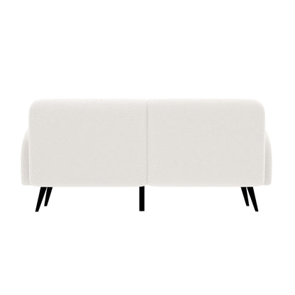 Sherpa Sofa Luxury 3 Seater Fleece White