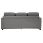 Sofa 3 Seater Chaise Modular Couch Drawers Fabric