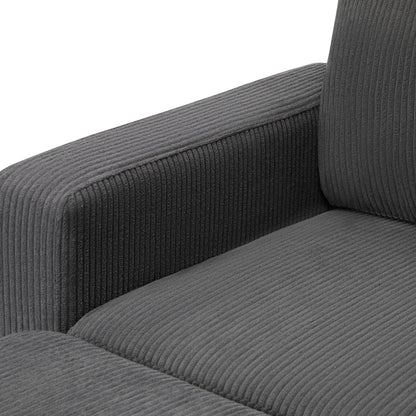 3 Seater Sofa Modular Couch Drawers Ottoman Velvet
