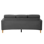 3 Seater Sofa Velvet Grey