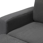 3 Seater Sofa Velvet Grey