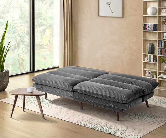 Grey Sofa Bed Recliner 172x82x82cm