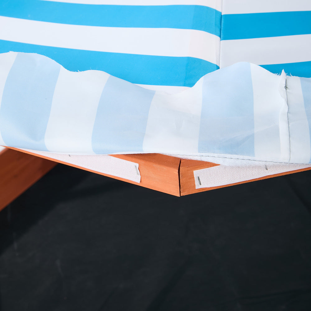 Octagonal Wooden Sandpit With Canopy 210x210x130cm