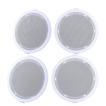6 Inch Ceiling Speakers In Wall Speaker Home Audio Stereos Tweeter 4Pcs