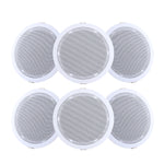 6 Inch Ceiling Speakers In Wall Speaker Home Audio Stereos Tweeter 6Pcs