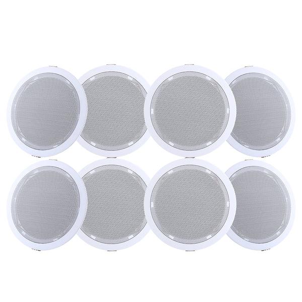  6 Inch Ceiling Speakers - Home Audio Tweeter 8pcs