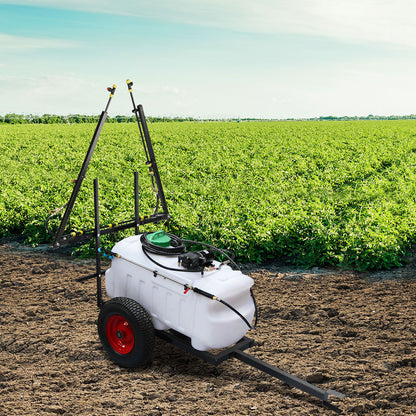Weed Sprayer 100L Trailer 3M Boom Garden Spray