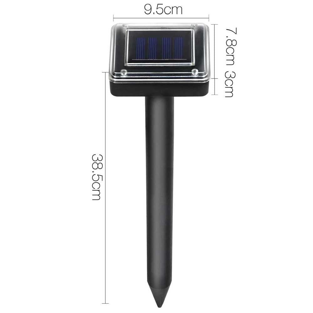 12X Multi Pulse Ultrasonic Solar Powered Pest Repellent
