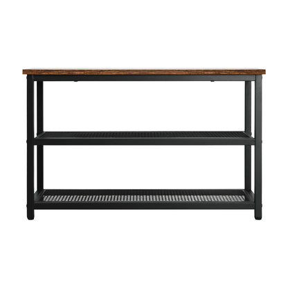 Shoe Storage Bench 3 Tier Industrial Shoe Rack Shelf with Seat Black