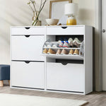 36 Pair Shoe Storage Cabinet White | HomeAndLiving