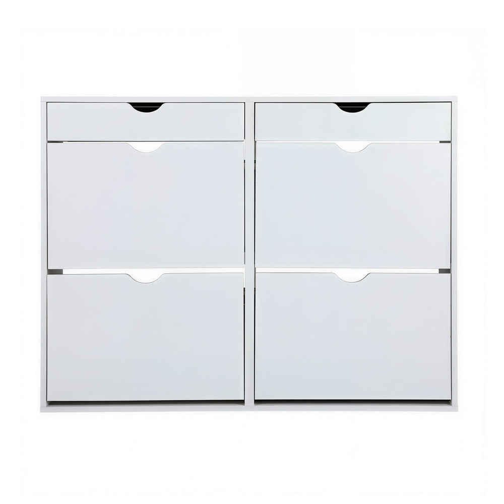 36 Pair Shoe Storage Cabinet White | HomeAndLiving - 2