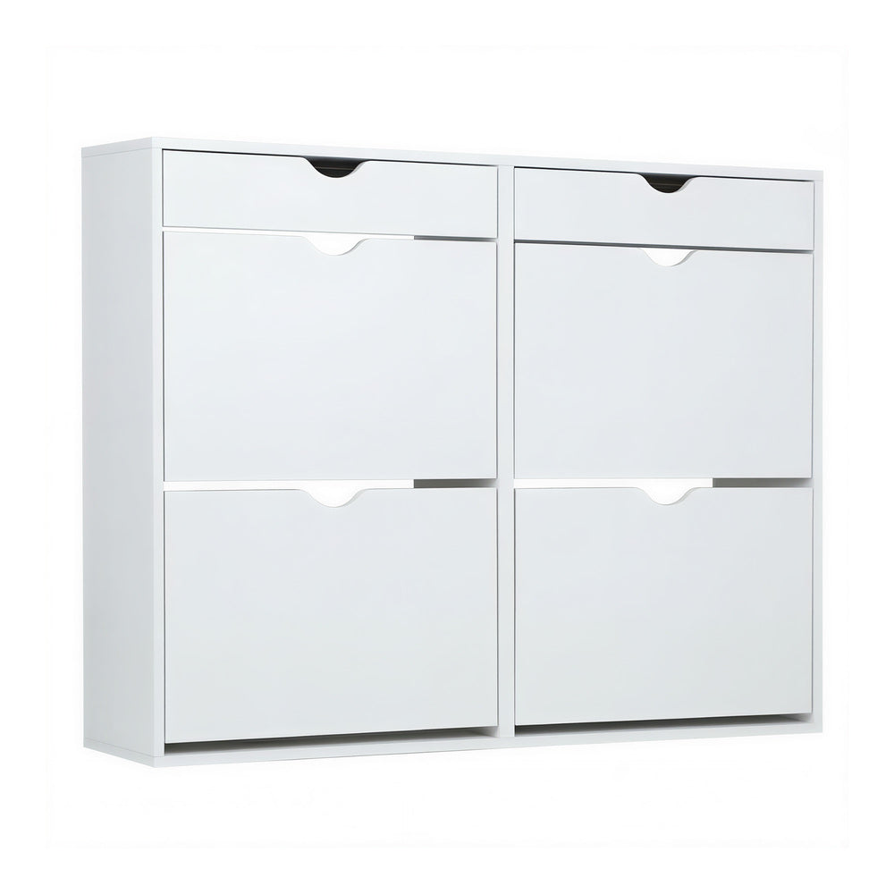 36 Pair Shoe Storage Cabinet White | HomeAndLiving - 10