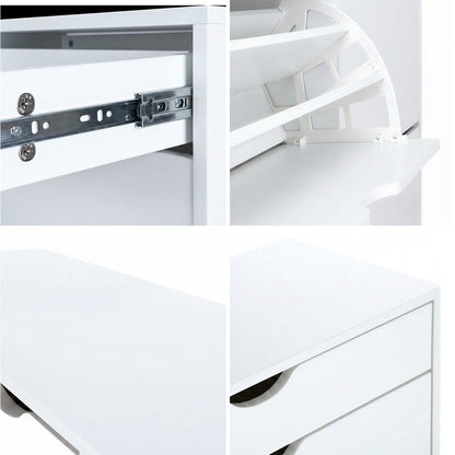 36 Pair Shoe Storage Cabinet White | HomeAndLiving - 9
