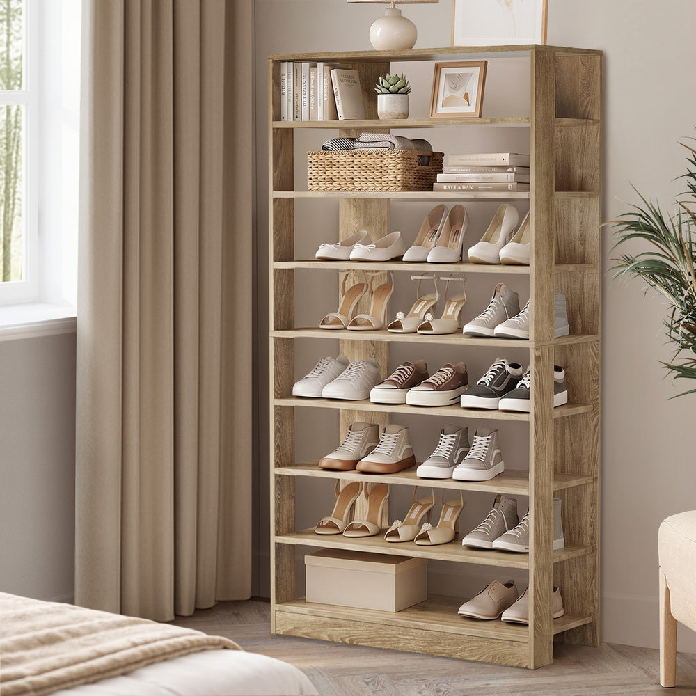 Shoe Rack 9 Tier Storage 75x30x140cm