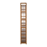Shoe Rack Storage Organizer 11 Shelves Bamboo Brown