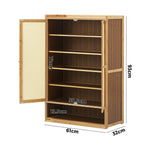 shoe-storage-cabinet-2-doors-rattan-black