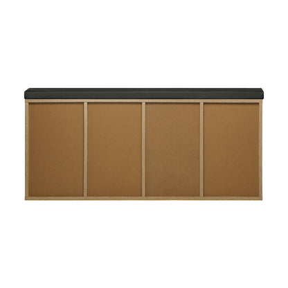 Shoe Bench Shoe Storage Rack PU Padded Seat Organiser Cupboard