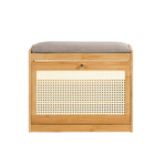 Shoe Storage Bench Bamboo Organiser Shelf with Seat 50cm & 70cm