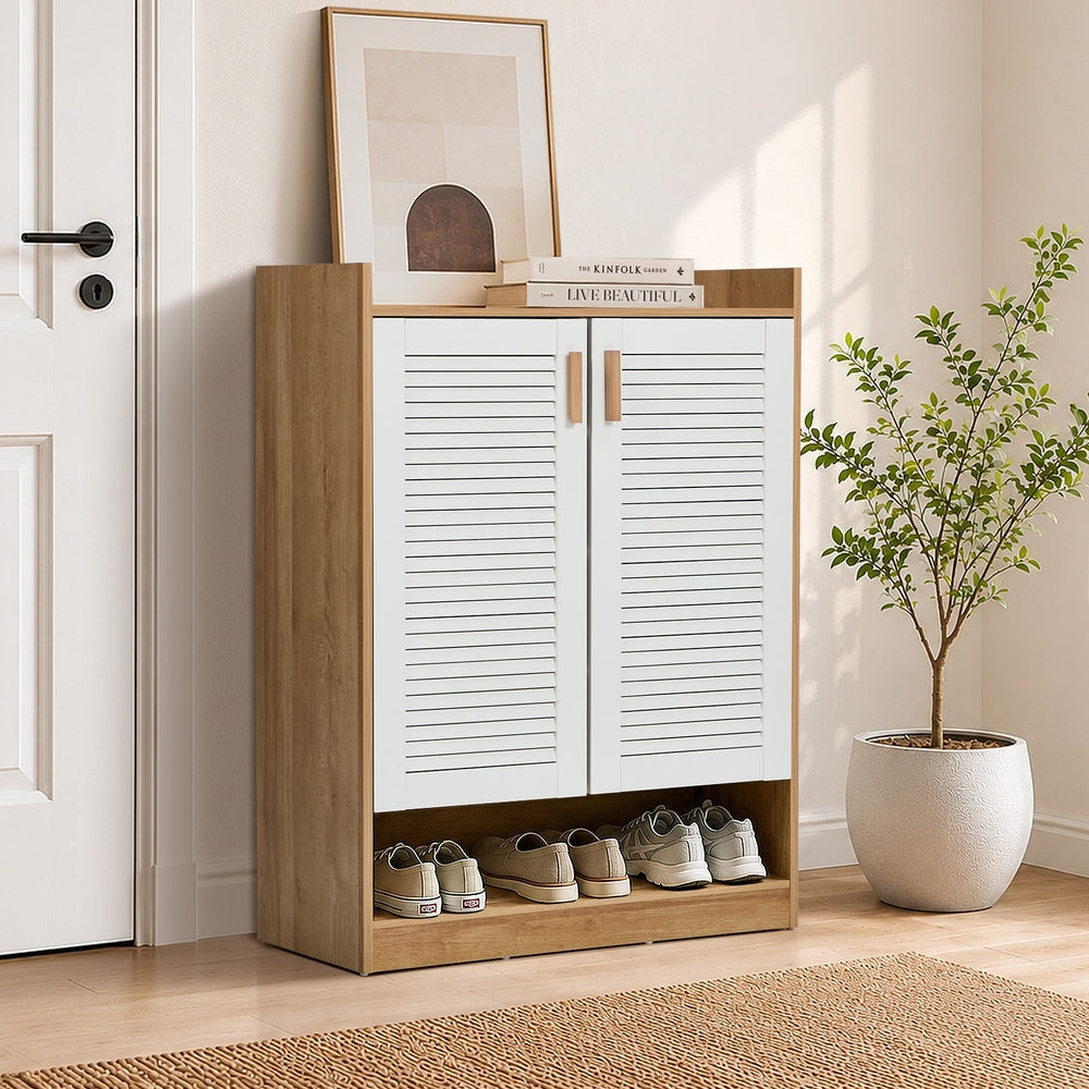 5-Tier Shoe Storage Cabinet 2 Doors | HomeAndLiving