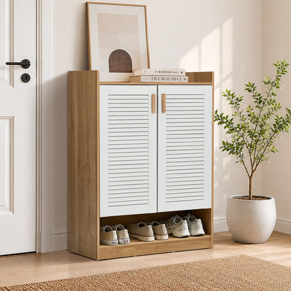 5-Tier Shoe Storage Cabinet 2 Doors | HomeAndLiving