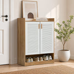 5-Tier Shoe Storage Cabinet 2 Doors | HomeAndLiving