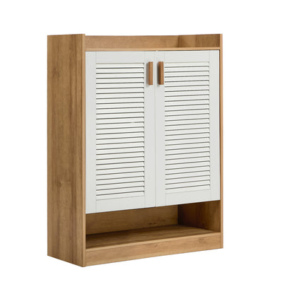 5-Tier Shoe Storage Cabinet 2 Doors | HomeAndLiving - 2