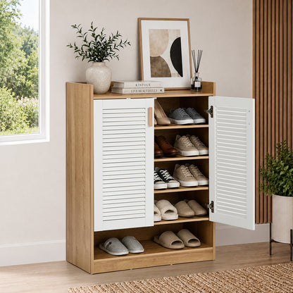 5-Tier Shoe Storage Cabinet 2 Doors | HomeAndLiving - 6