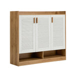 5-Tier Shoe Storage Cabinet 3 Doors | HomeAndLiving