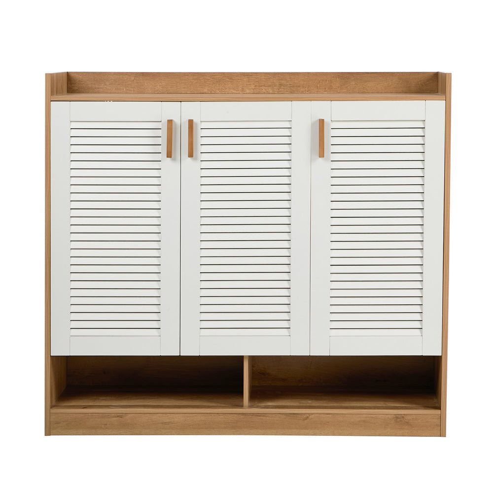 5-Tier Shoe Storage Cabinet 3 Doors | HomeAndLiving - 8
