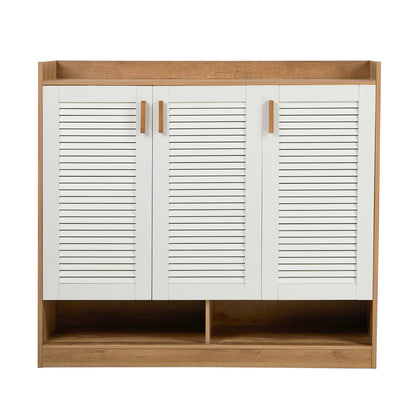 5-Tier Shoe Storage Cabinet 3 Doors | HomeAndLiving - 8