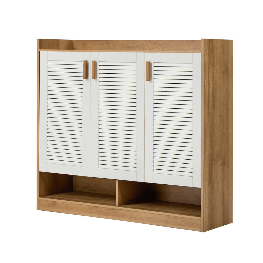 5-Tier Shoe Storage Cabinet 3 Doors | HomeAndLiving - 9