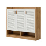 5-Tier Shoe Storage Cabinet 3 Doors | HomeAndLiving