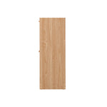Shoe Cabinet 2 Compartment with Rows Rattan Doors