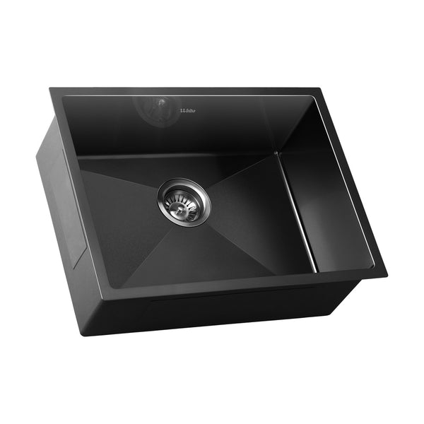  Kitchen Stainless Steel Sink Single Bowl 580x440x205mm