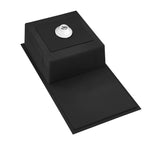 Stainless Steel Sink 87X45CM Single Bowl Basin With Waste Black