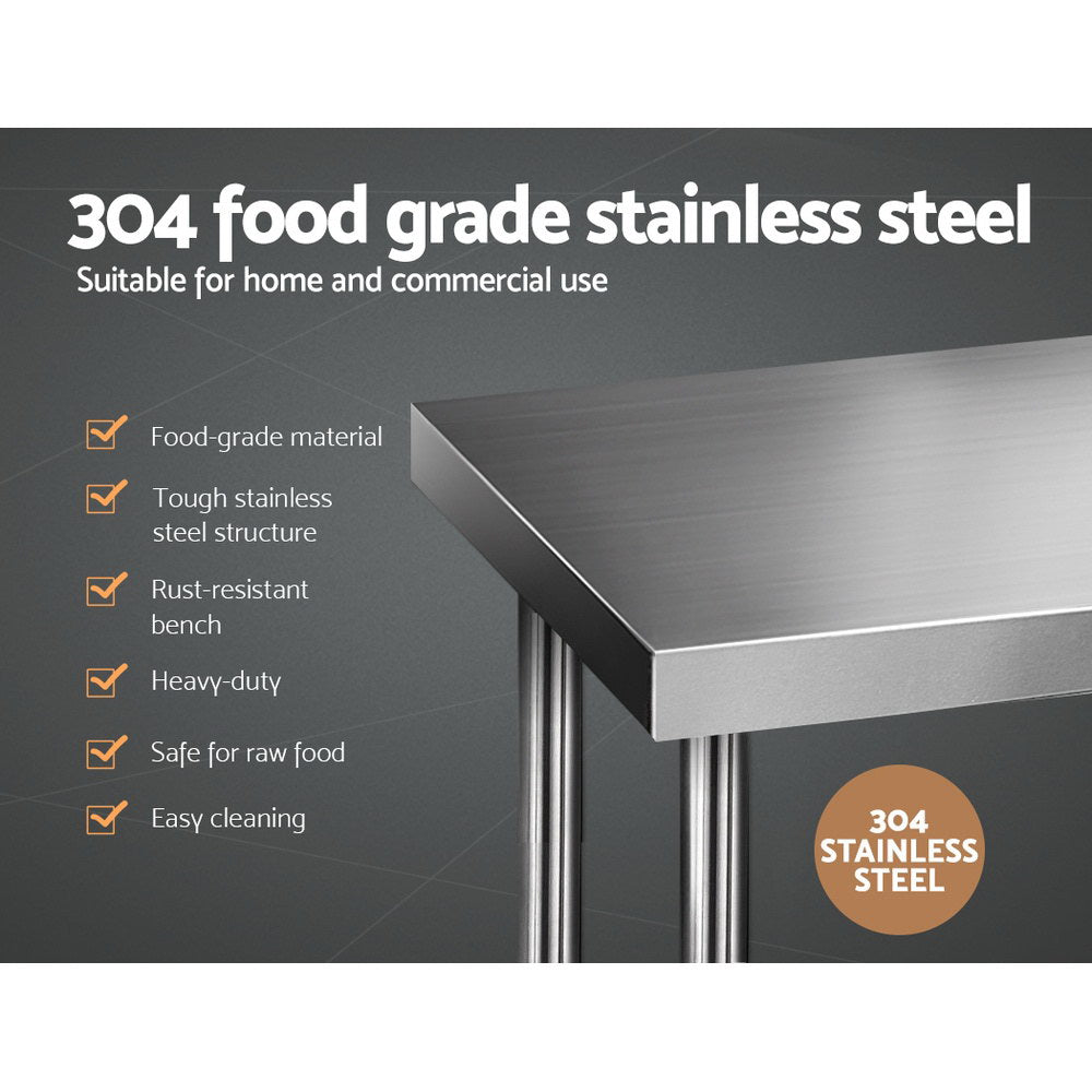 Classic 1219X610Mm Stainless Steel Kitchen Bench