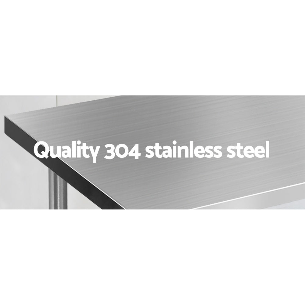 Durable 1524X610Mm Stainless Steel Kitchen Bench