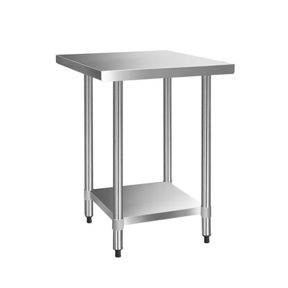 760X760Mm Stainless Steel Kitchen Bench