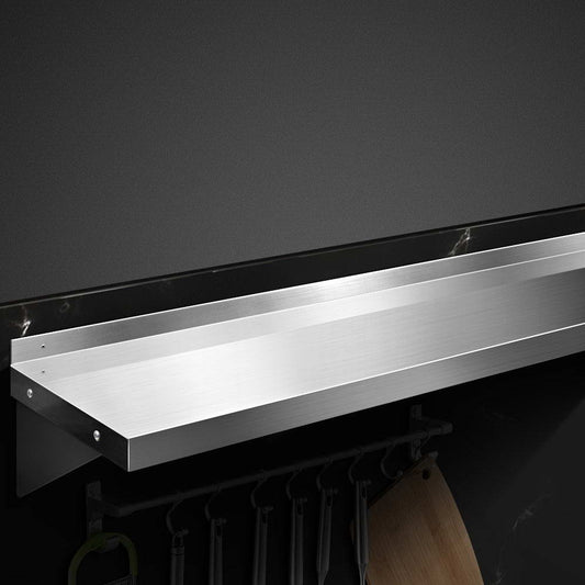 1200Mm Stainless Steel Kitchen Wall Shelf Mounted Rack