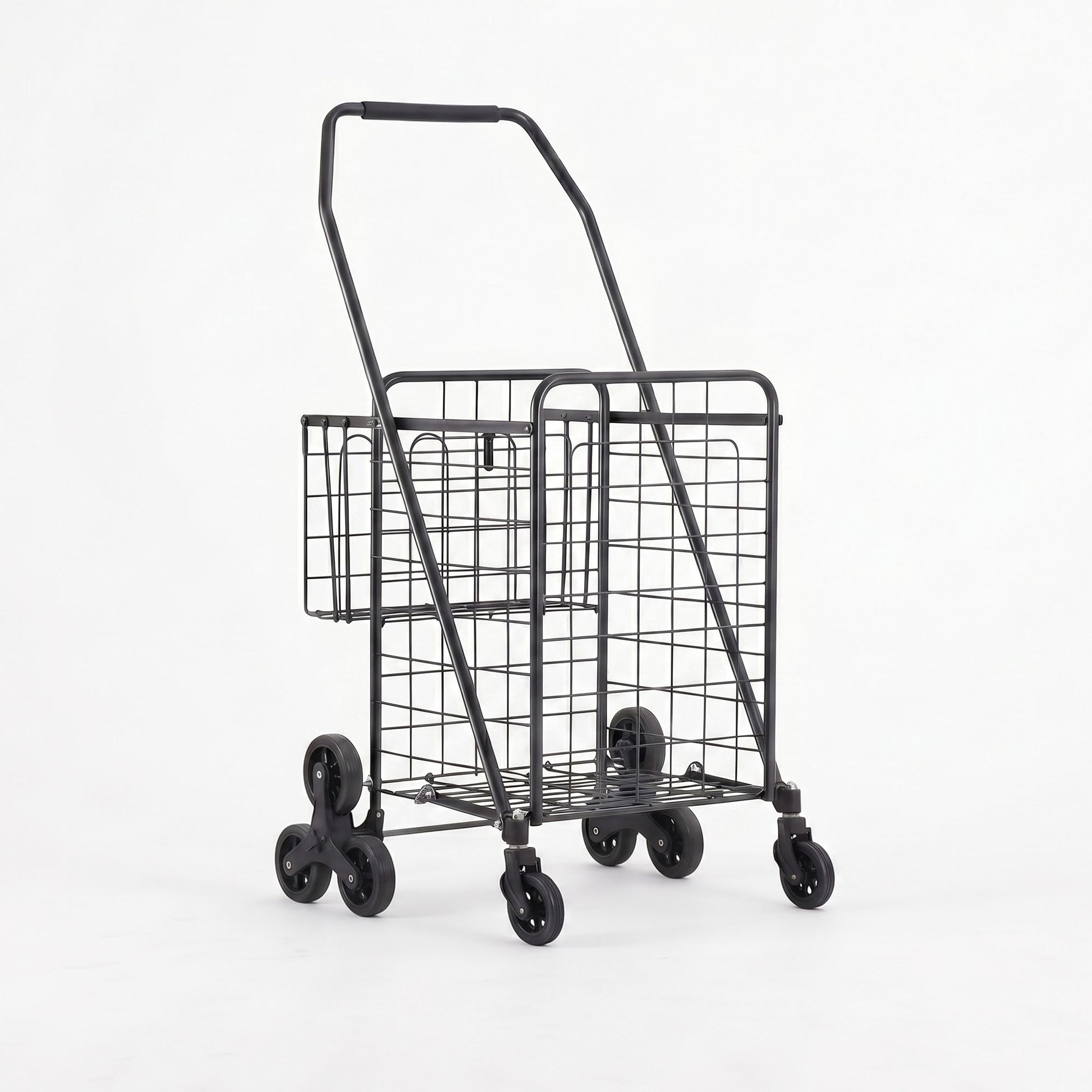 Folding Aluminium Shopping Trolley Cart | HomeAndLiving - 4