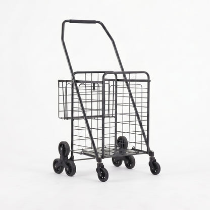 Folding Aluminium Shopping Trolley Cart | HomeAndLiving - 4