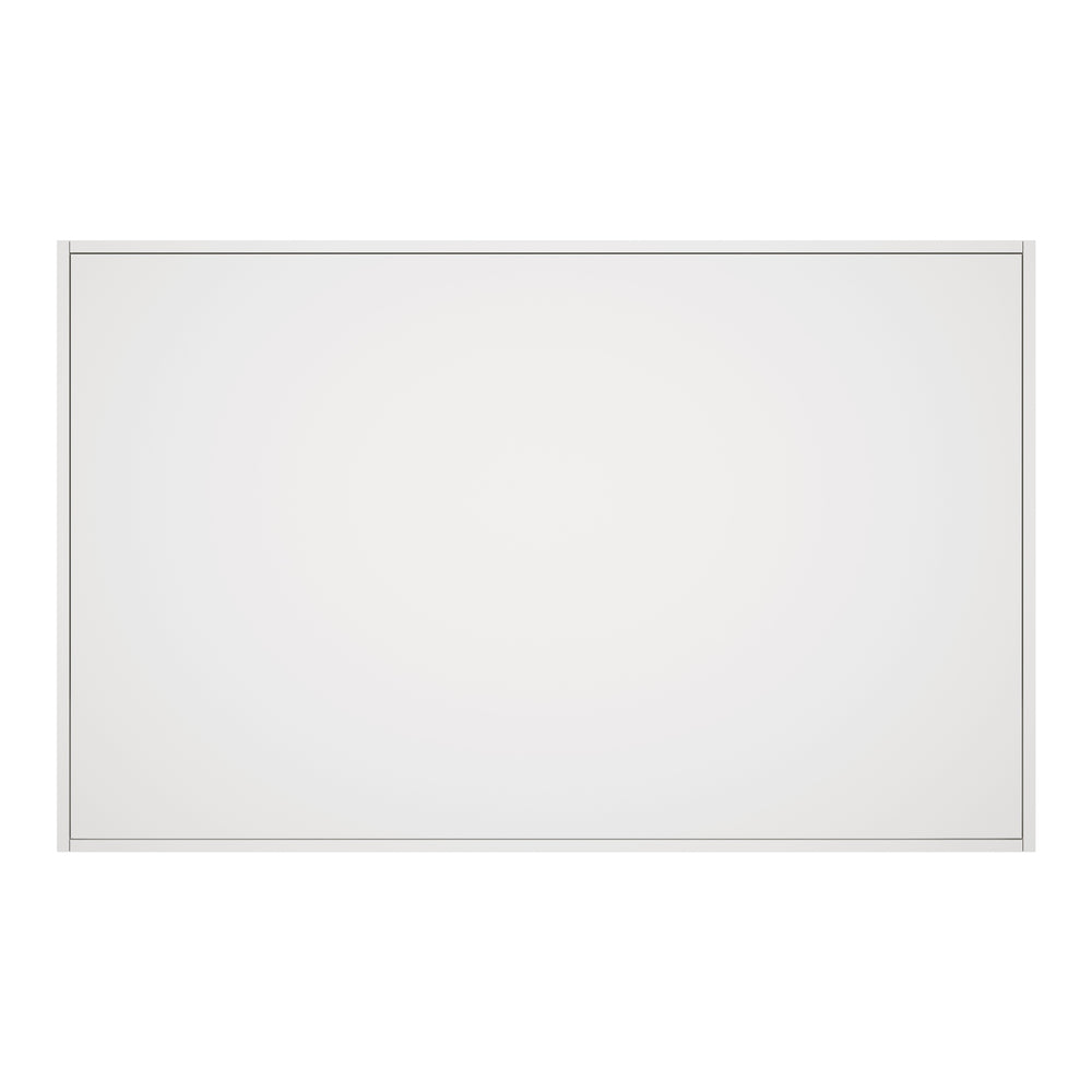 Bathroom Mirror Cabinet LED Wall Storage Black/White