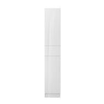 Tall Bathroom Cabinet Slim Toilet Storage White | HomeAndLiv