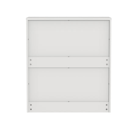 Storage Cabinet Buffet 4 Drawer Freestanding Cupboard White