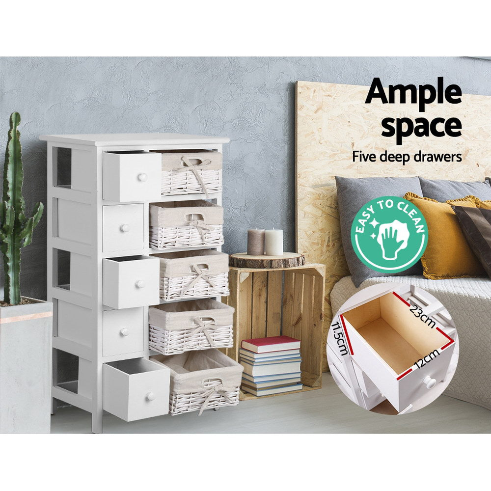 5 Chest Of Drawers With 5 Baskets - May