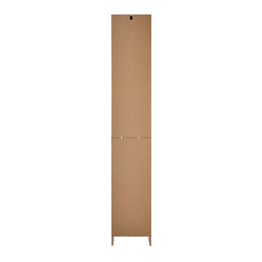 Bathroom Cabinet Storage Laundry Floor Cupboard Natural Wood Finish