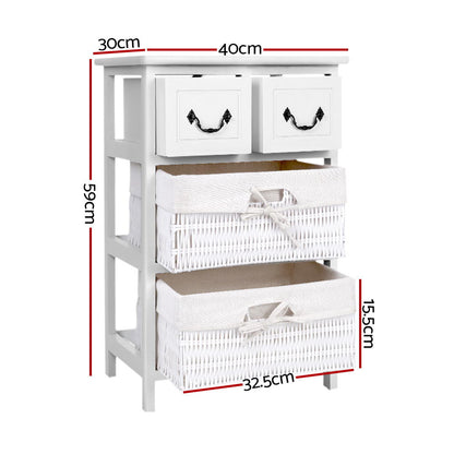 Storage Cabinet Dresser Chest of Drawers Bathroom Lamp Side