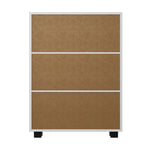 Storage Cabinet Buffet Sideboard 2 Door Black/Natural/White