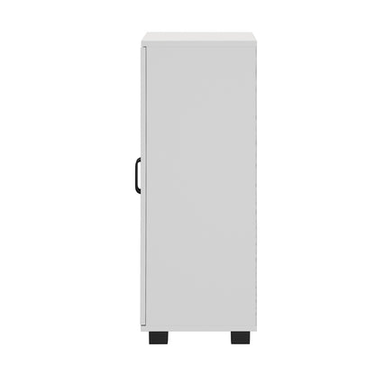 Storage Cabinet Buffet Sideboard 2 Door Black/Natural/White